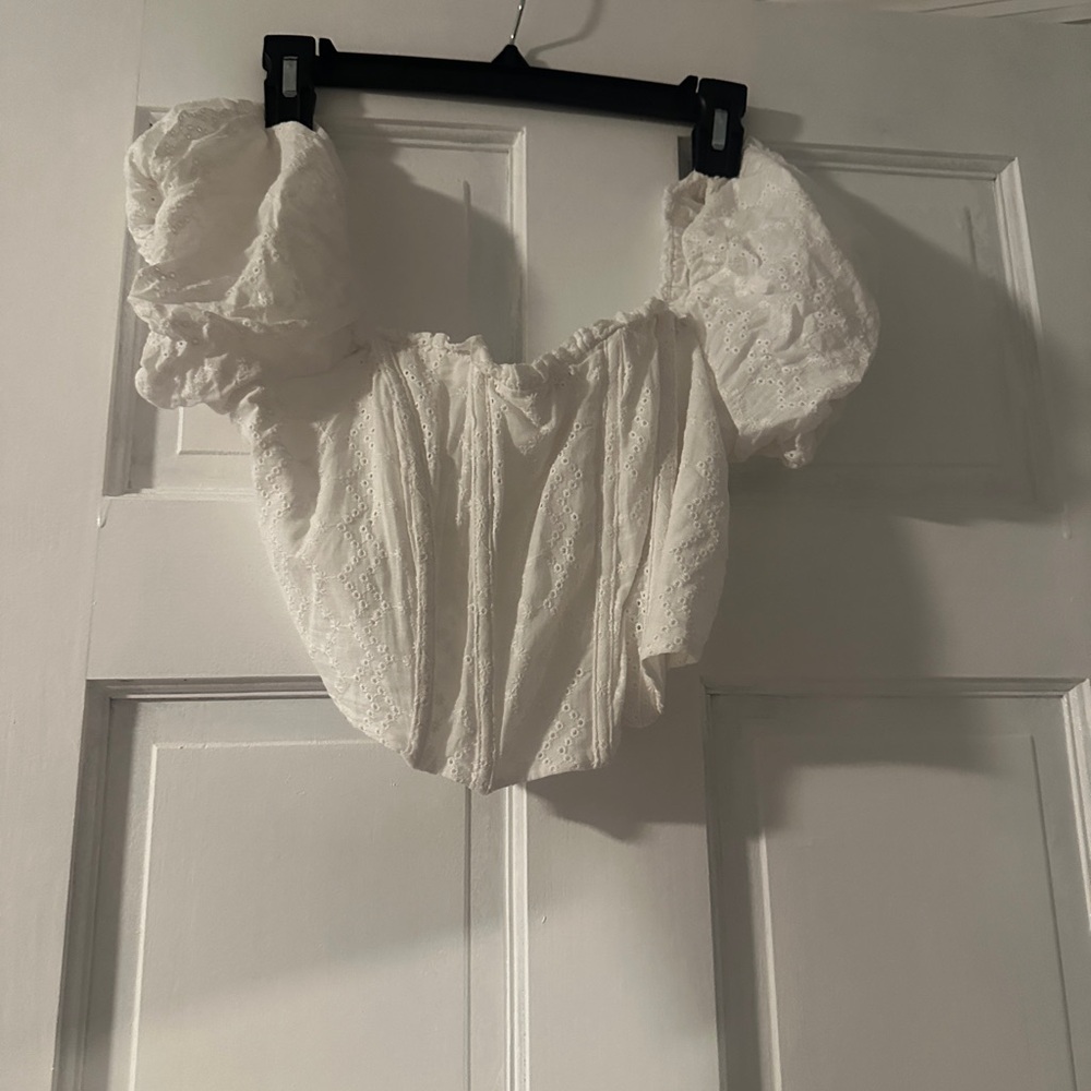 Elegant White Women's Top